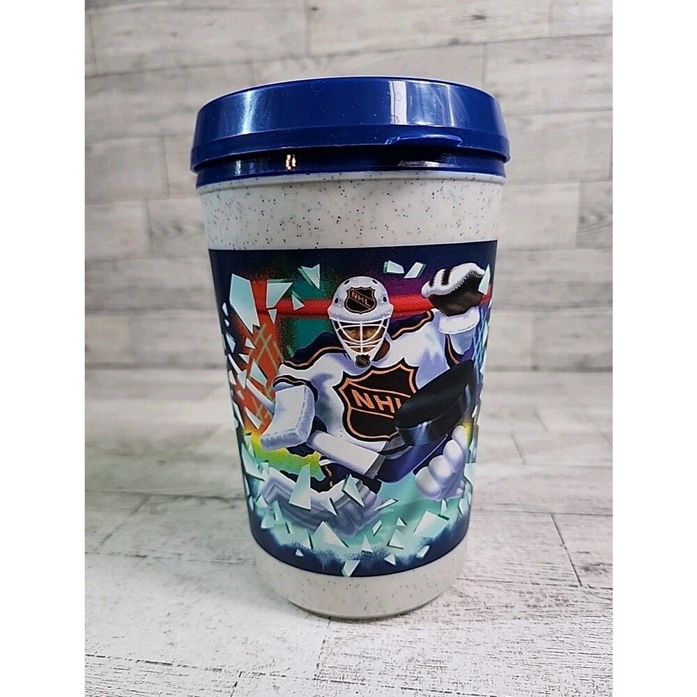 Vintage 1995 NHL Travel Mug Hockey Cup Aladdin 7 Eleven Mug 20oz Collectible